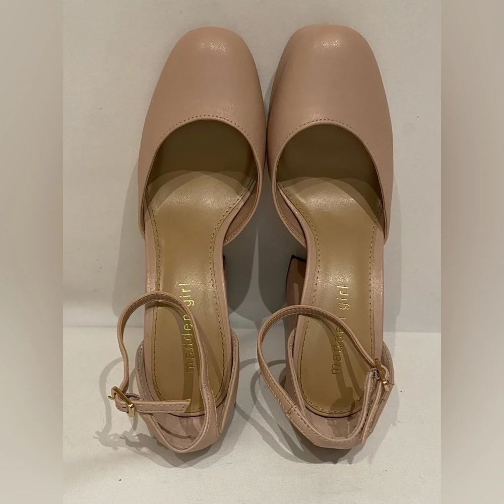 NEW Madden Girl Women’s Dion Platform Pumps Blush Pink Size 8.5M